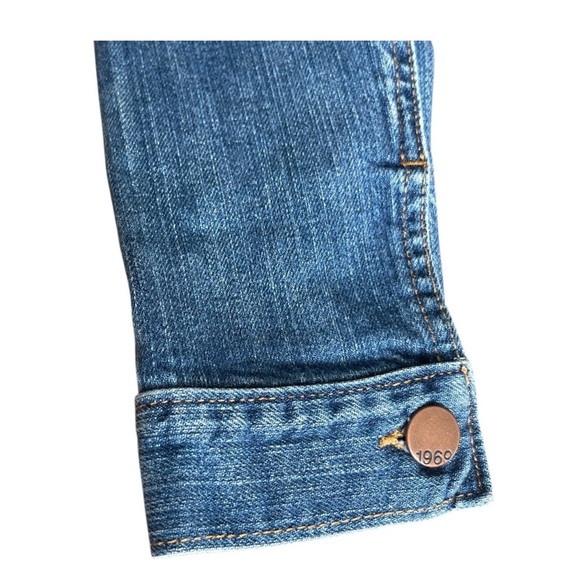 Vintage GAP Women’s XS Blue Denim Trucker Jacket Y2K - Picture 7 of 10